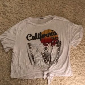 California cropped shirt